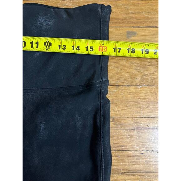 Spanx Leggings Women Black Shimmer Metallic leggings Size 2X A001894 - Picture 8 of 8